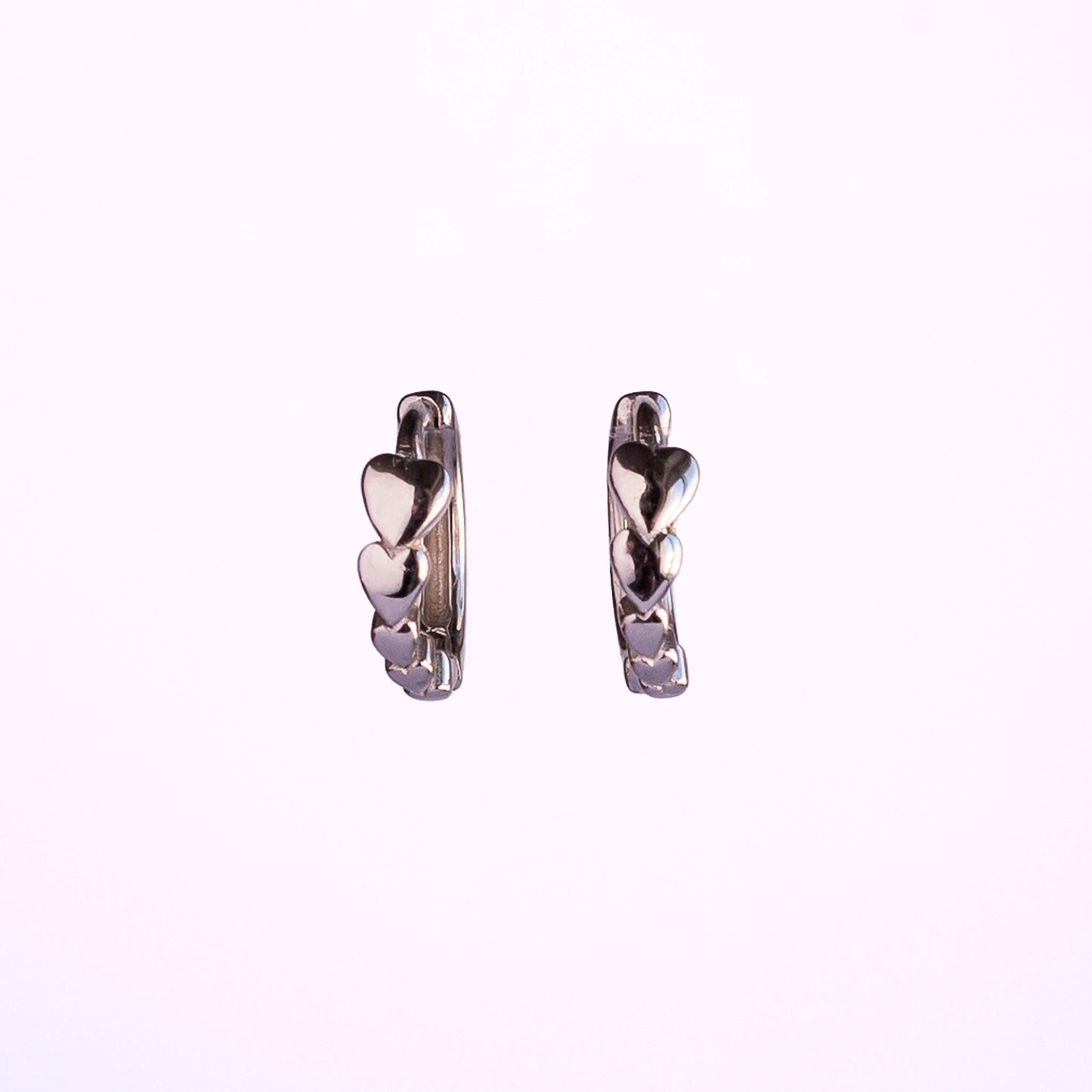 Pendientes de plata "Corazonada"