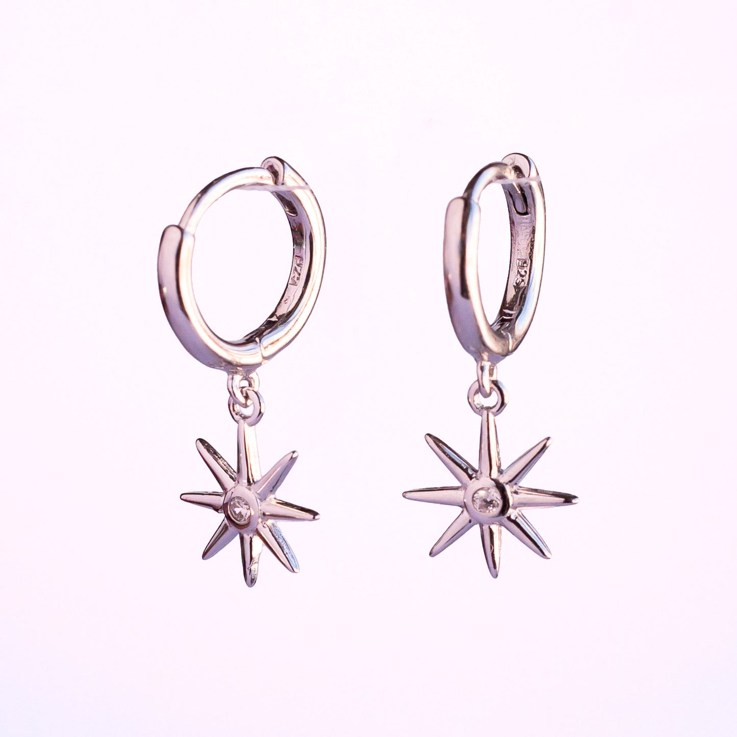 Pendientes de plata "Polar"