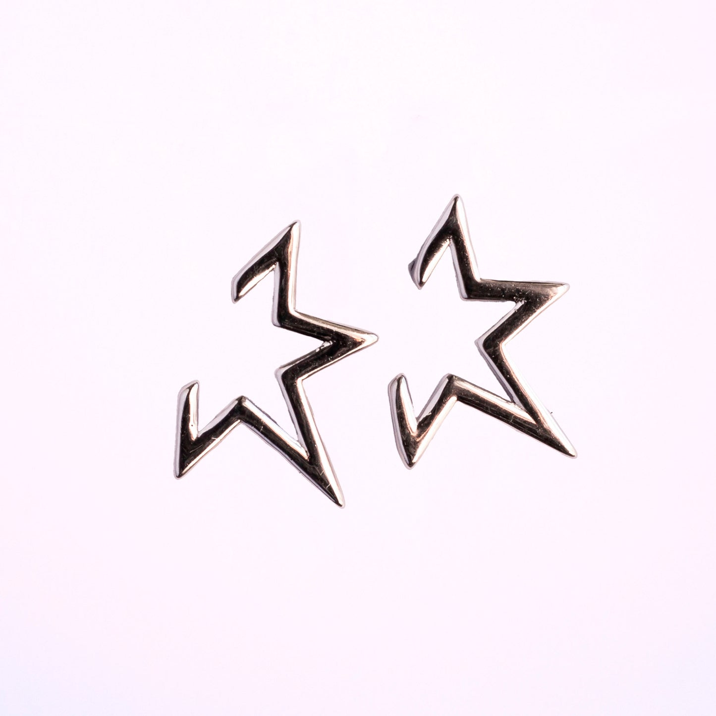 Pendientes de plata "Rock"
