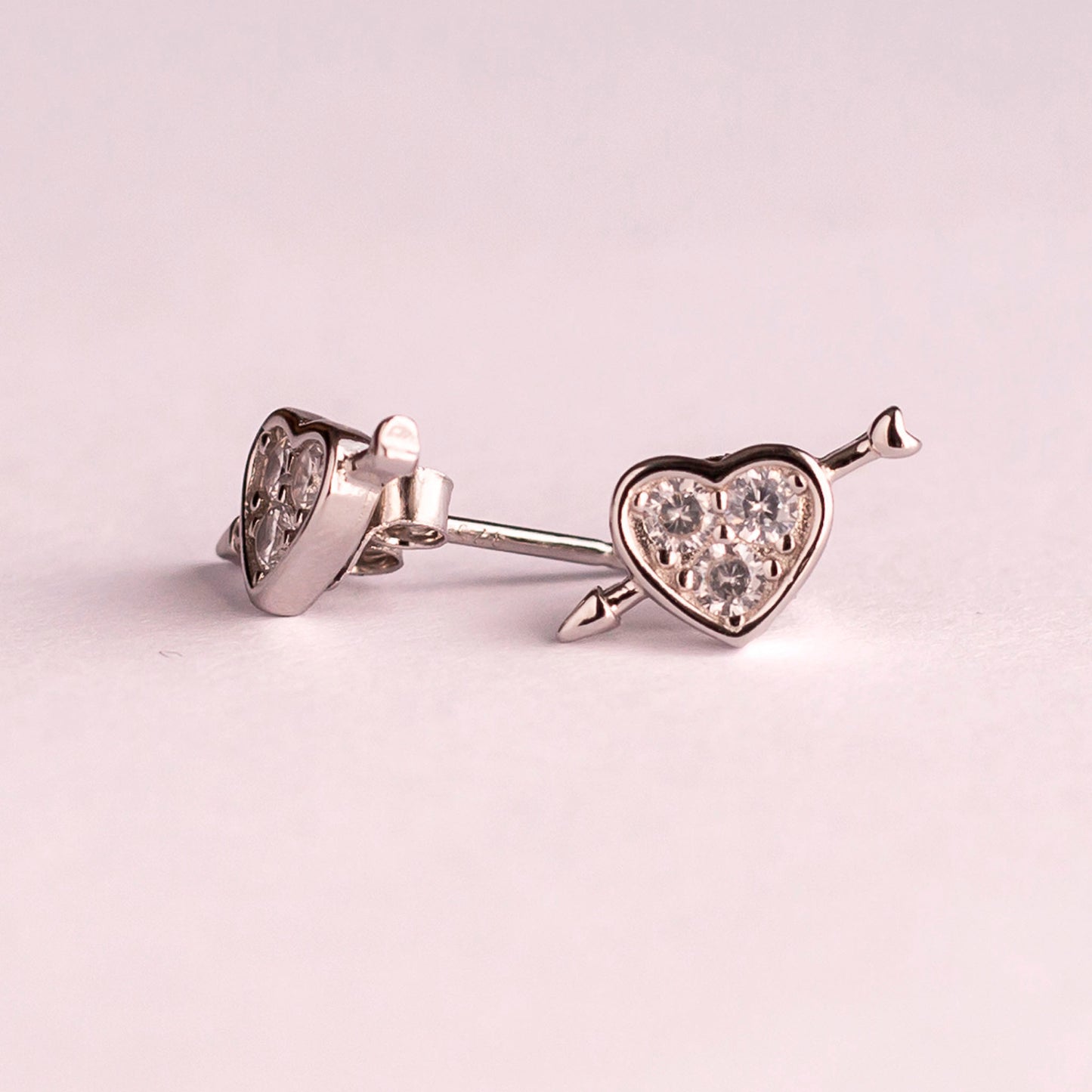 Pendientes de plata "Flechazo"