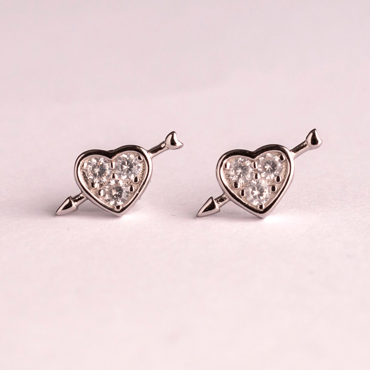 Pendientes de plata "Flechazo"