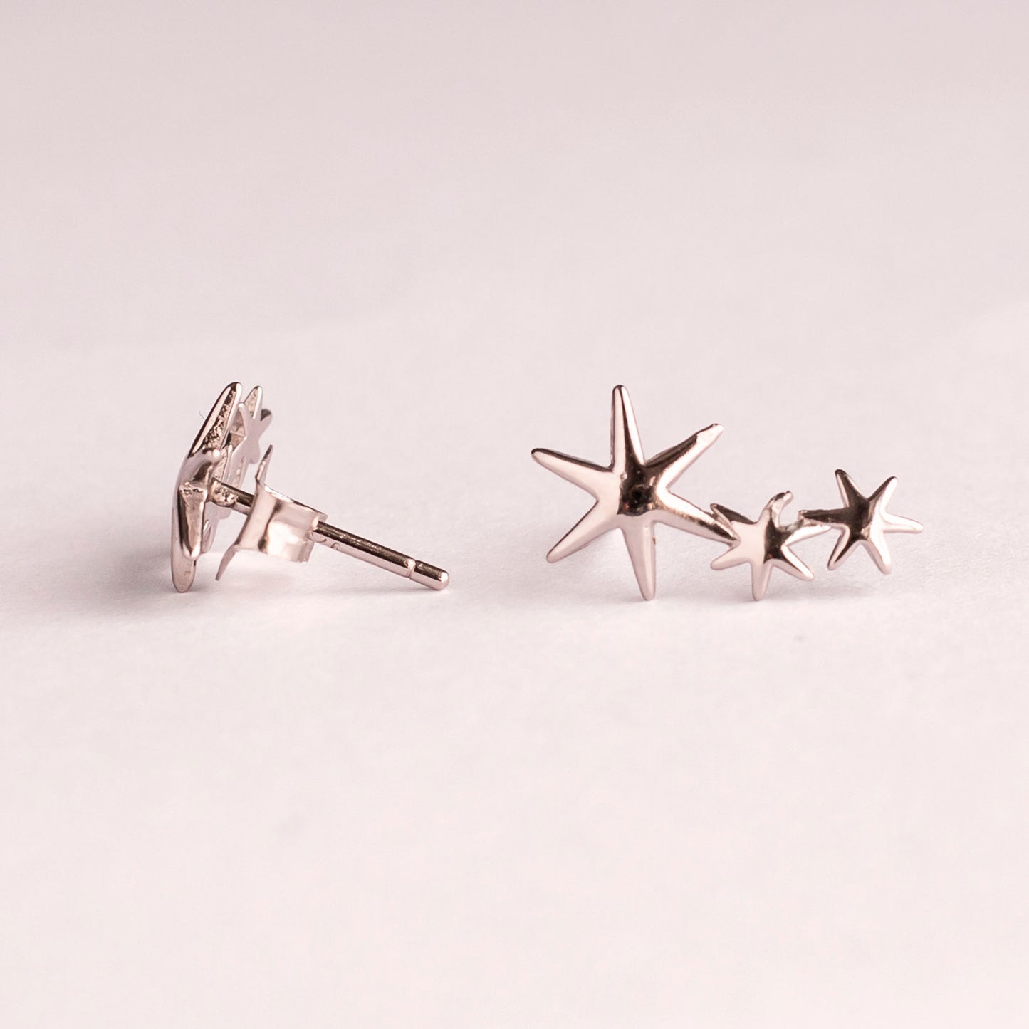 Pendientes de plata "Fugaz"