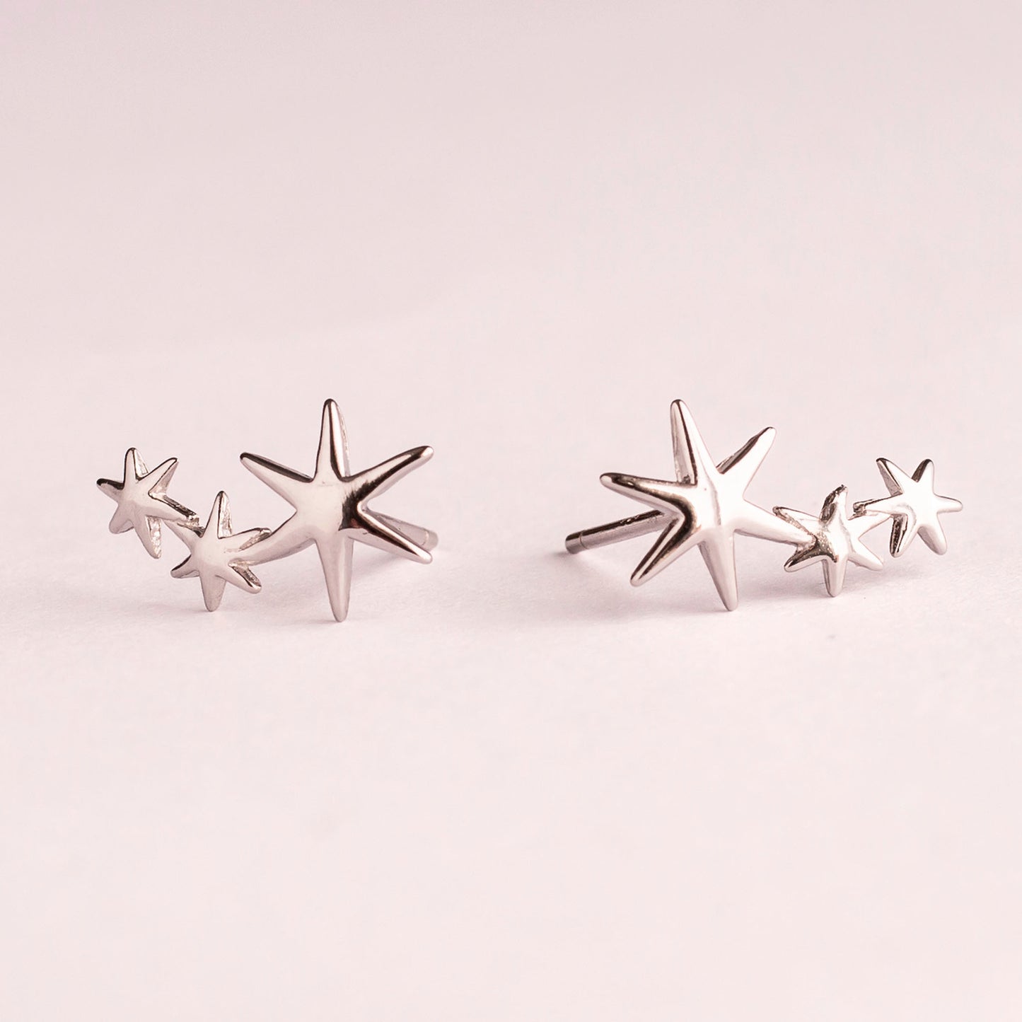 Pendientes de plata "Fugaz"
