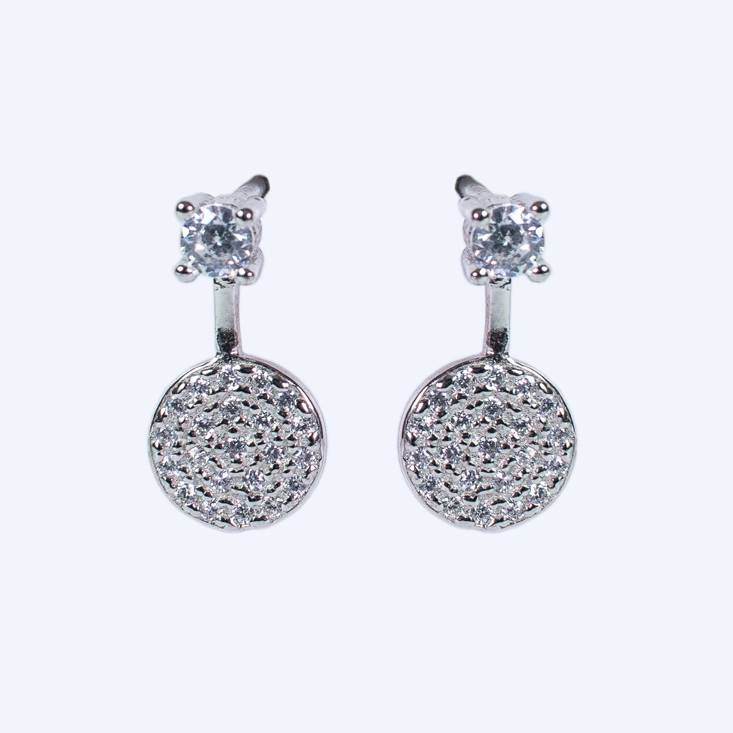 Pendientes de plata "Circle"