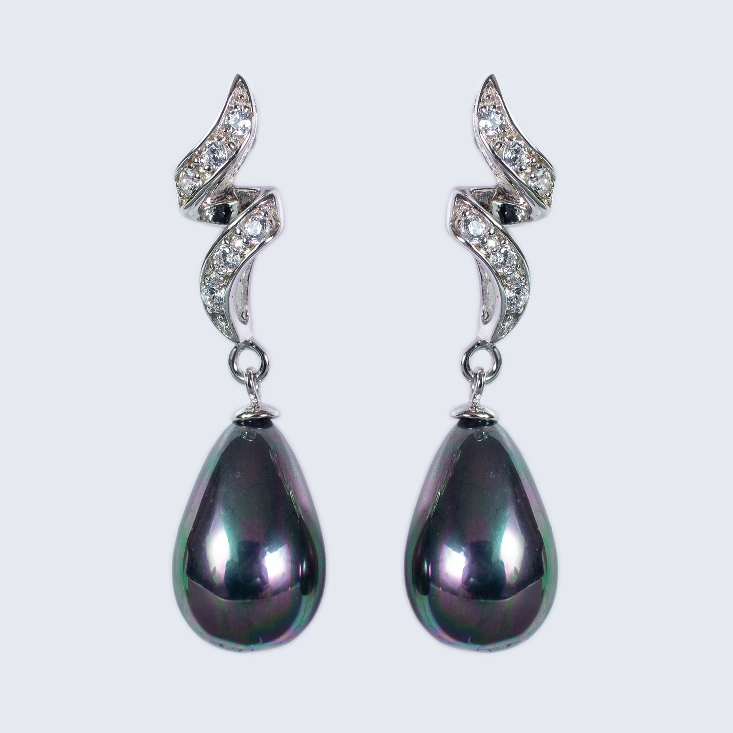 Pendientes de plata "Iridis"