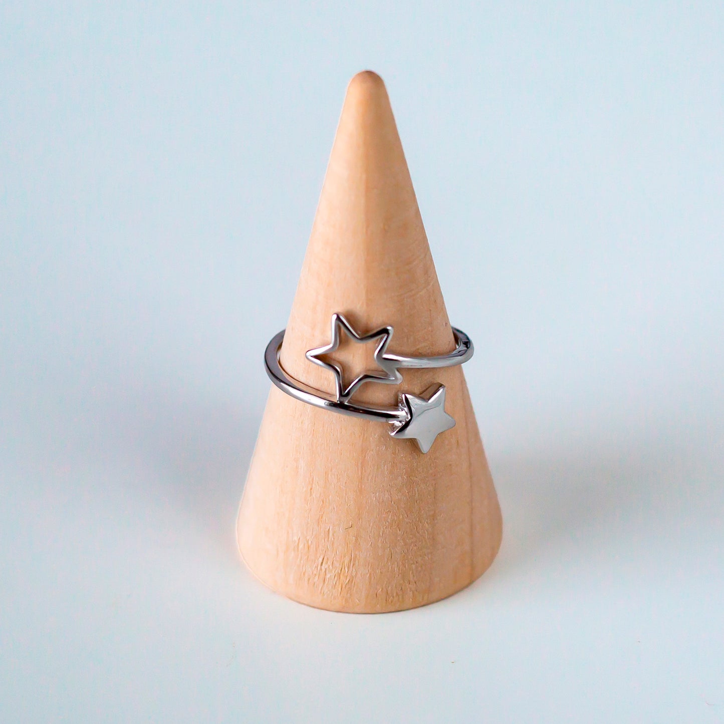 Anillo de plata "Double Star"