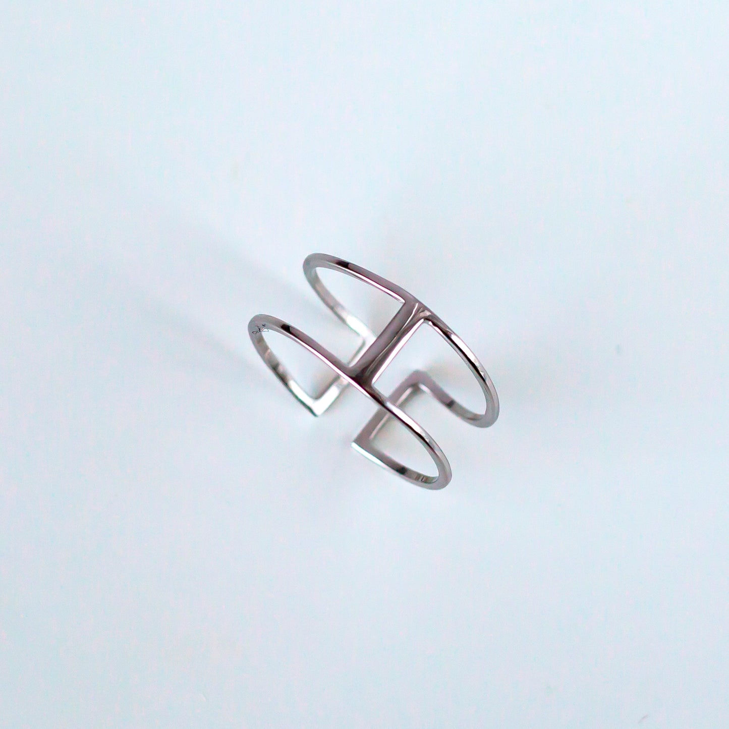 Anillo de plata "Double"
