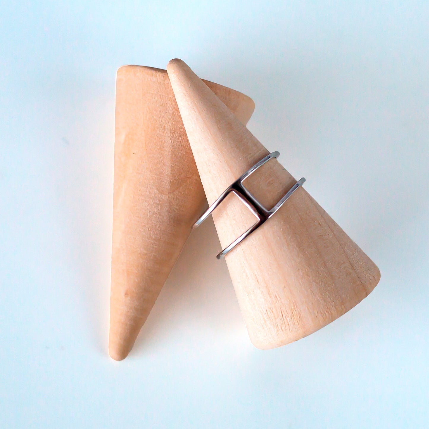 Anillo de plata "Double"