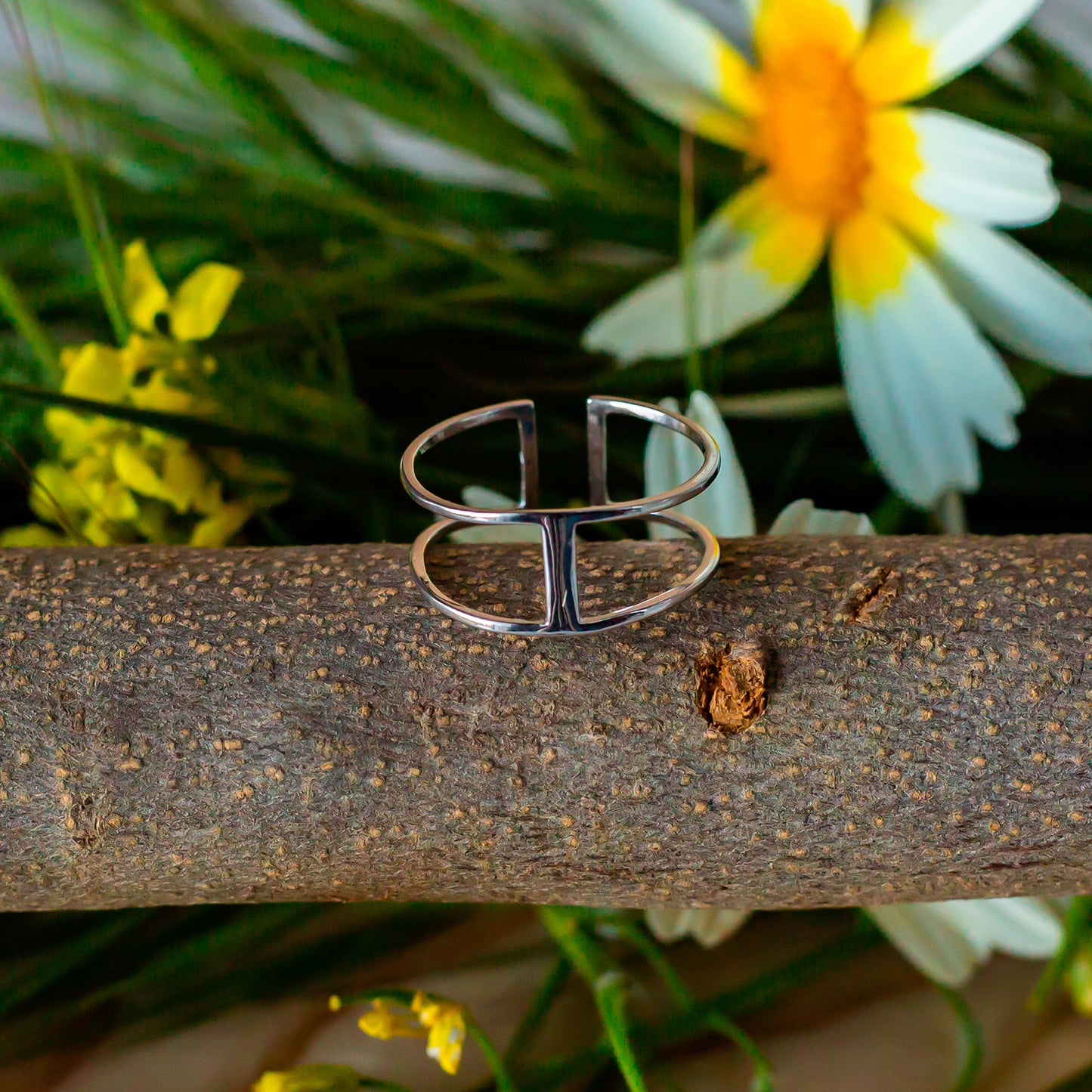 Anillo de plata "Double"