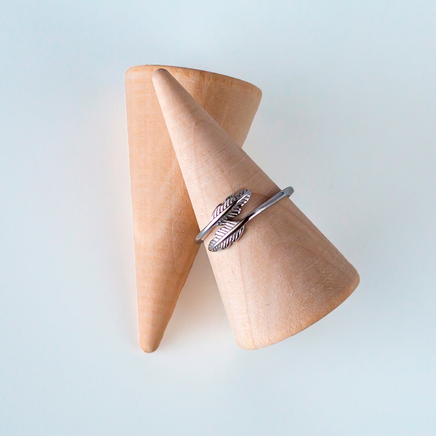 Anillo de plata "Helecho de plata"