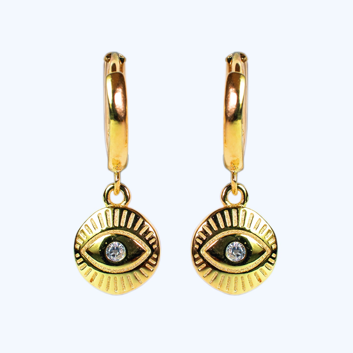 Pendientes de plata "Ojo de la suerte"