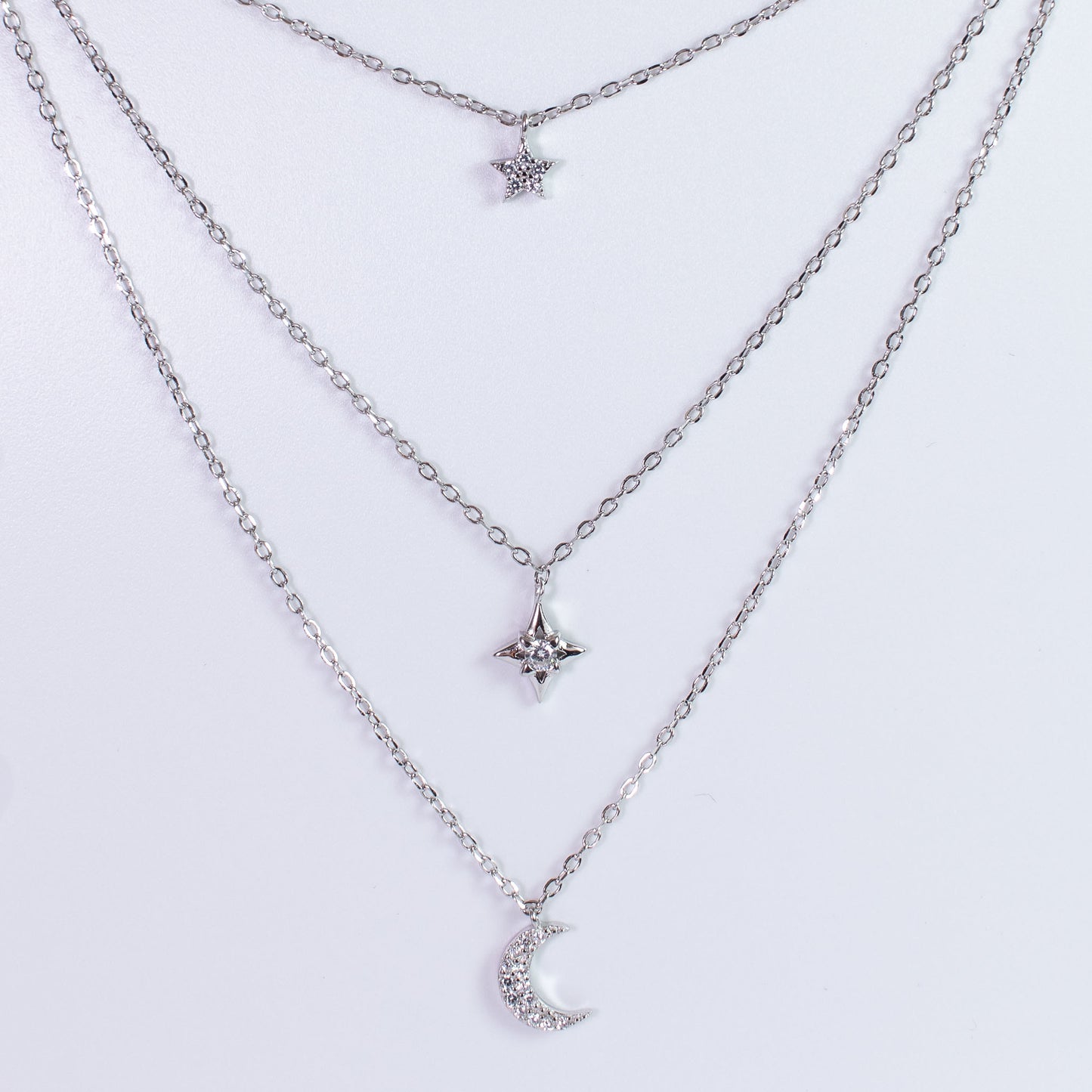 Gargantilla de plata "Galaxia"