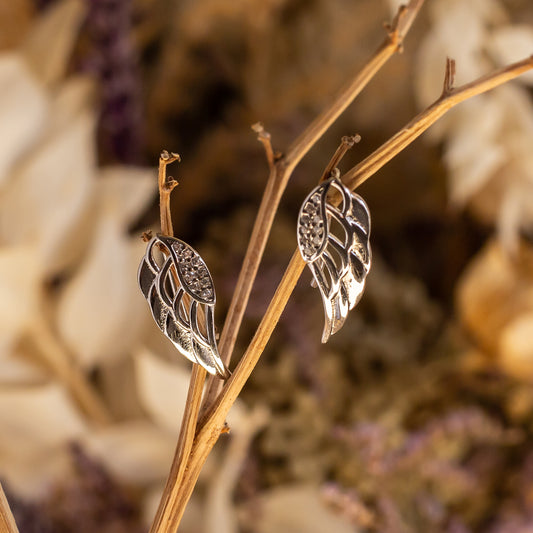 Pendientes de plata "Wings"