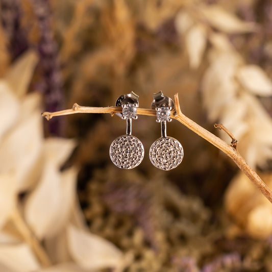 Pendientes de plata "Circle"