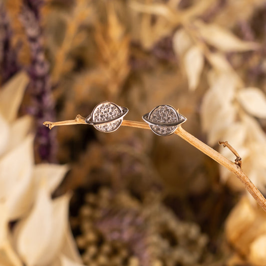 Pendientes de plata "Planetas"