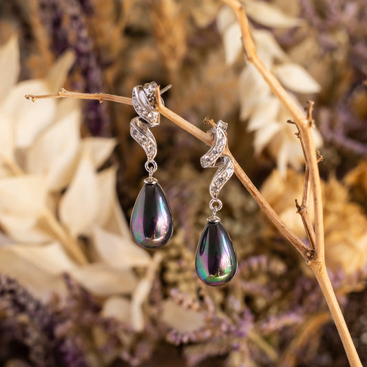 Pendientes de plata "Iridis"