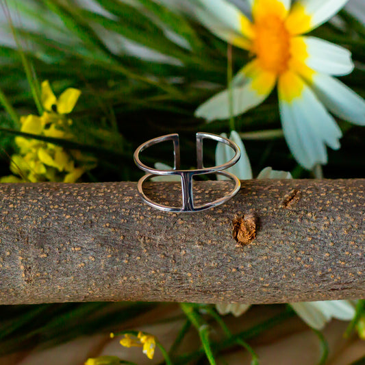 Anillo de plata "Double"