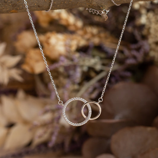 Gargantilla de plata "Sinergia circonitas"