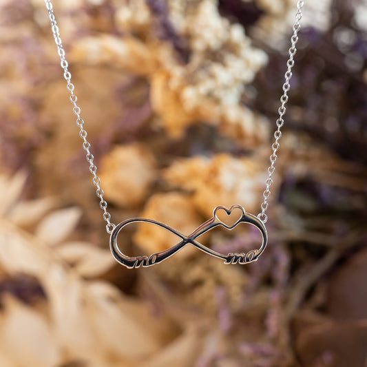 Gargantilla de plata "Mamá infinita"