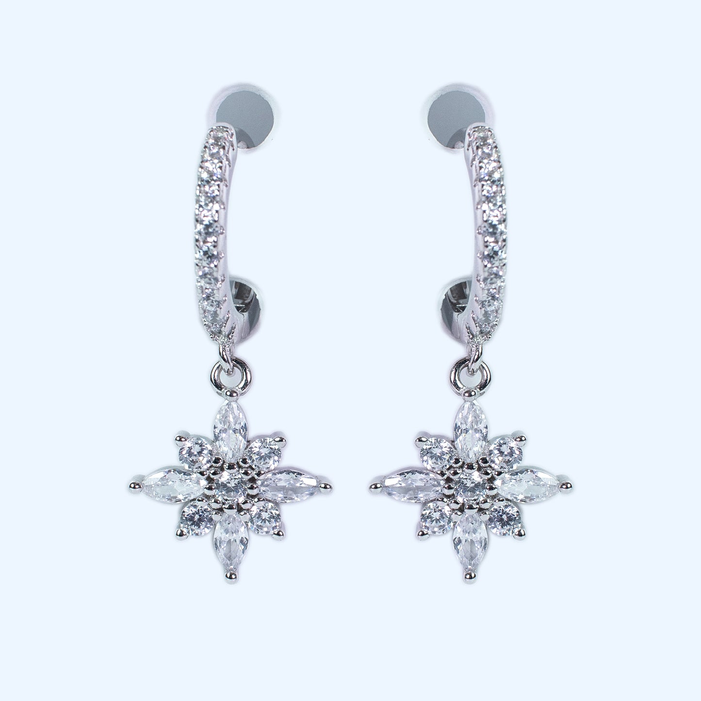 Pendientes de plata "Winter"